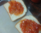 Foto del paso 1 de la receta: Sándwich pizza con jamón cocido, bacon y aceitunas