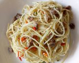 Foto langkah ke 4 dari resep Spaghetti Aglio e Olio.