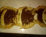 Pas rețetă Ruladă din clătite cu Nutella și banane 2 fotografie