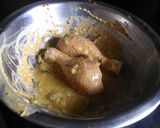 A picture of step 1 of Tangri kabab.