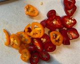 A picture of step 1 of Spicy Pickled Cauliflower.