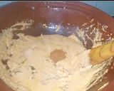A picture of step 6 of Brinjal Curry in white gravy.