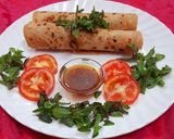 पनीर आलू पराठा रोल (paneer aloo paratha roll recipe in Hindi) रेसिपी चरण 9 फोटो