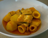 Foto del paso 5 de la receta: Guiso de calamar y pescado (rape, bacalao)