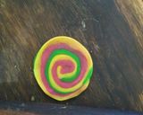 A picture of step 4 of Colourful Sweet Thandai Mathri.