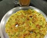 A picture of step 2 of Akki Roti.