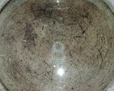 A picture of step 12 of Boondi Karhi.