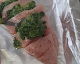 Foto del paso 4 de la receta: ~ Pechuga al horno rellena de espinacas con nata ~