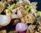รูปขั้นตอนการทำที่ 2 ของ เนื้อบูร์กิยง(เนื้อตุ๋นไวน์แดงฝรั่งเศส) Boeuf bourguignon