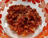 Sajtszószos tészta pirított baconnel recept fázis 3 fotója