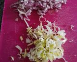 Foto del paso 2 de la receta Ensalada templada de espinacas y manzana