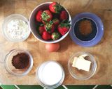 Foto del paso 1 de la receta Creps negros de fresas 🍓🍫