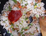 Foto langkah ke 2 dari resep Omurice (with bockwurst black pepper).