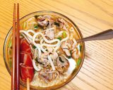 Hình bước làm 3 của món Mì udon nấu sườn