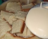 Foto langkah ke 3 dari resep Pudding Roti Tawar Kukus.