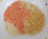 A picture of step 1 of Mixed sprouts khichdi.