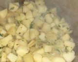 Foto del paso 4 de la receta: Pechito de cerdo, chorizos con papas chilenas