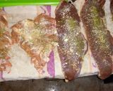 Foto del paso 1 de la receta: Envoltines de pollo y carne