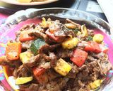 Foto langkah ke 7 dari resep Daging Sapi Lada Hitam.