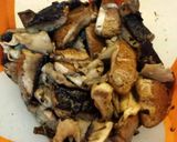 A picture of step 1 of Portobello Mushrooms, Michoacán-Style Carnitas.