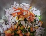 A picture of step 2 of Uttapam.