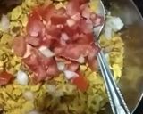 A picture of step 1 of Chana jor garam chaat.