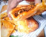 A picture of step 4 of Spicy lal Mirch Qeema calzone.