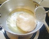 A picture of step 5 of Singhare ki poori (singhare aata ki puri/ water chestnut flour).
