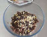 A picture of step 7 of 🍪 Healthy Dark Chocolate Ragi Mixed Nut Cookies 🍪.