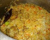 A picture of step 2 of Spicy Biryani.
