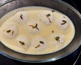 A picture of step 6 of Rasmalai.