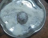 A picture of step 4 of Banana laddu.