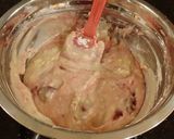 A picture of step 7 of Fresh Strawberry Chocolate Truffle Cupcakes with Fresh Strawberry Whipped Cream Frosting.
