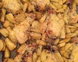 Mézes mustáros comb fűszeres burgonyával recept fázis 4 fotója