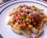 Foto del paso 8 de la receta: Papas🍟 "fritas" veganas🥑🌰🍅