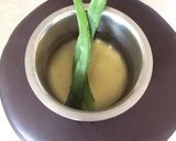A picture of step 1 of Aloevera curry.
