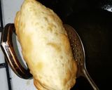 A picture of step 5 of Madakku pathiri(folded roti).