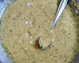 A picture of step 2 of Aloo vadi.