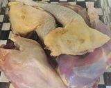 Foto del paso 1 de la receta: Gallina a la Cacerola con Lentejas Rojas y Tocino!!