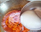 A picture of step 3 of Rajasthani papad ki sabji.