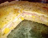 Foto del paso 6 de la receta: Tarta de Choclo, Cebolla, Jamón y huevo