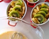 Une image de l'étape 4 de Gratins pommes kiwis.