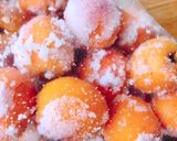 Hình bước làm 3 của món 🌱 Mơ Muối Lá Tía Tô (Umeboshi Hồng)