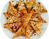 Foto del paso 4 de la receta: Triángulos de sobrasada y miel. Receta Vegana