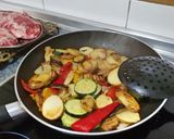 Foto del paso 1 de la receta Pluma ibérica con parrillada de verduras asadas y pimientos caramelizados