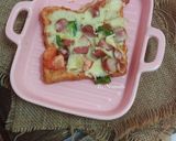 Gambar langkah 8 resipi Pizza Roti.