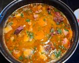 Lencsegulyás recept fázis 3 fotója