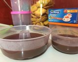 Foto langkah ke 2 dari resep Puding susu vlaa cokelat.