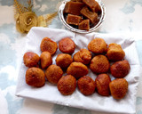 A picture of step 6 of Gulgule (dry fruits flavoured).