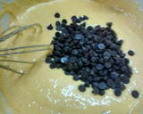 Foto del paso 3 de la receta: Torta de mandarina en licuadora con chips de chocolate